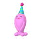 Pokemon GO Wobbuffet ♀ Party Hat