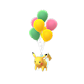 Pokemon GO Pikachu Flying Green