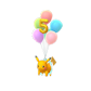 Pokemon GO Pikachu 5-Year Balloons